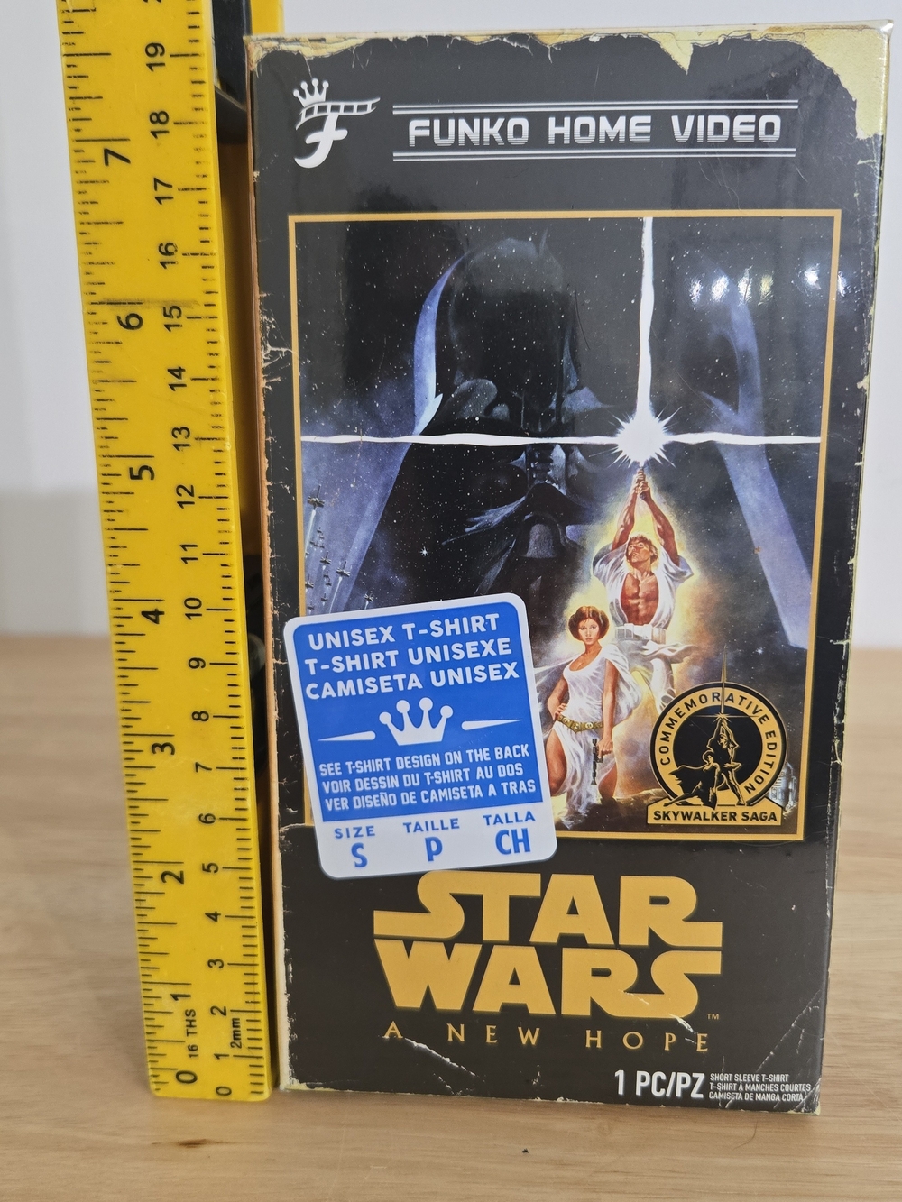 Star Wars Funko VHS Box A New Hope Exclusive T-Shirt Size SMALL Darth Vader